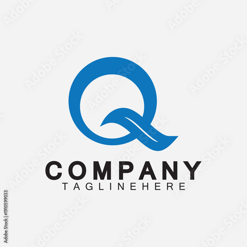 Letter Q vector logo template illustration design