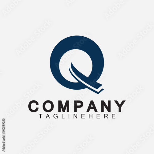 Letter Q vector logo template illustration design