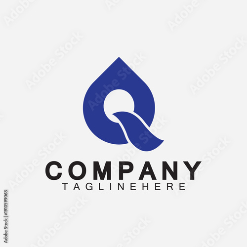 Letter Q vector logo template illustration design