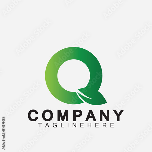 Letter Q vector logo template illustration design