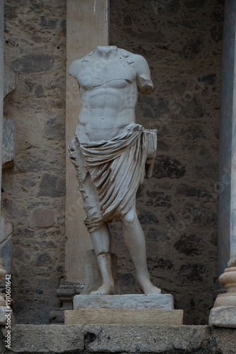 Photography statue in the roman forum rome italy