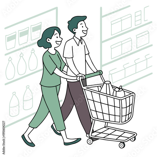 Grocery Shopping Together 1