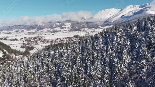 Villard de Lans dans les alpes francais