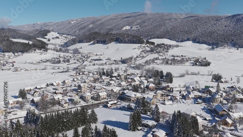 Méaudre dans le Vervors en hiver