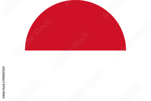 Free Download Circular Indonesian flag emblem, a symbol of national pride and identity - GFXLoad