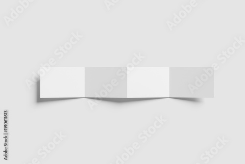 4-Fold Brochure Mockup - A6 Landscape