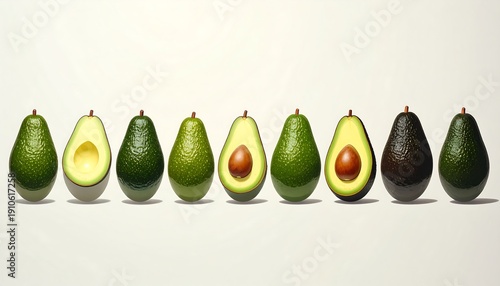 Avocado ripening stages - A visual guide to perfect ripeness.