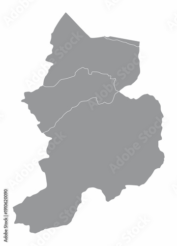 Glarus Canton administrative map