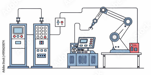 Advanced manufacturing process with automated robotic equipment and machinery