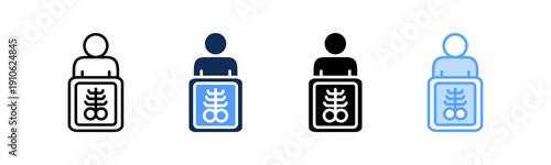 Medical Imaging Icon Multiple Style