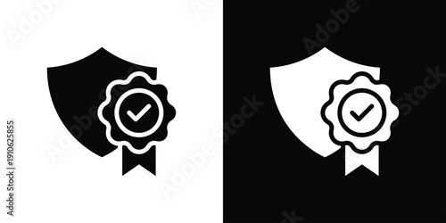 Authenticity Icon Sheet Black And White