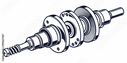 Close-up view of a complex mechanical gear assembly with various components