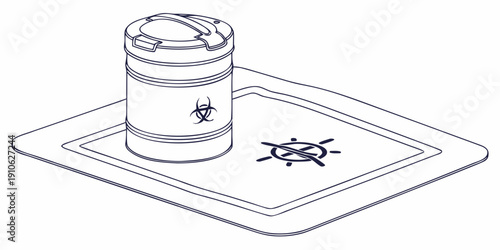 A jar of pickles with a pickle design on the lid placed on a plate.