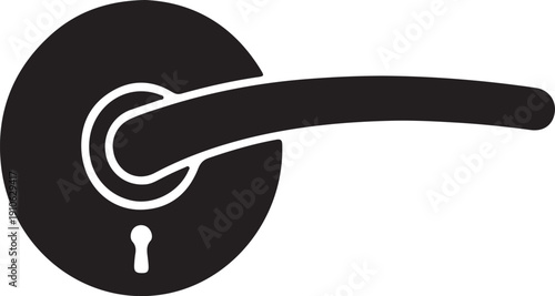 Door handle lock icon..