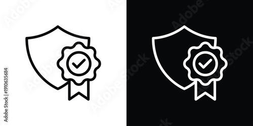 Authenticity Icon Sheet Black And White