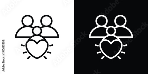 Family Icon Sheet Black And White