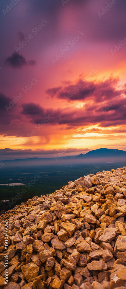 Obraz premium sunset over the sea