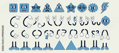 Cute Animal Face Head Emoji Sticker Set, Kawaii Pet Character Vector Clipart, Funny Zoo Creature Expression Pack, Adorable Wildlife Mascot Collection, Kids Cartoon Animal Design Elements, Baby Animal 