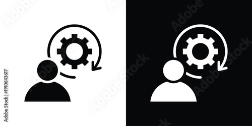 Effort Icon Sheet Black And White