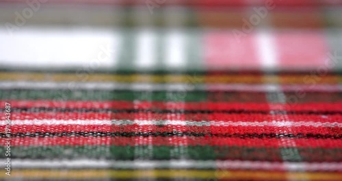 Macro - Texture of a tablecloth 