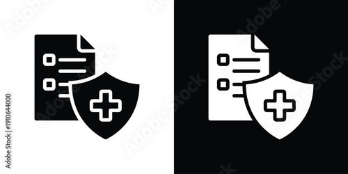 Protocol Icon Sheet Black And White