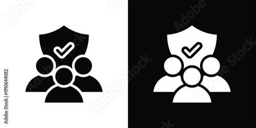 Public Safety Icon Sheet Black And White