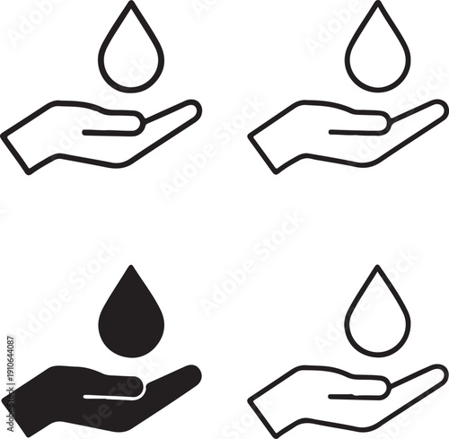Isolated Bleeding Disorder Support Icon Set, Bleeding Disorder Support Icon, Bleeding Disorder Support Icon Solid Black, Bleeding Disorder Support Icon Outline Vector For Health Awareness Design