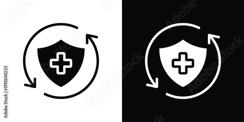 Recovery Icon Sheet Black And White