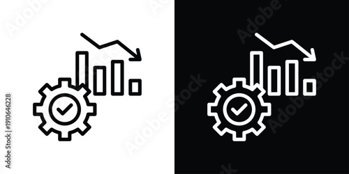 Crisis Management Icon Sheet Black And White