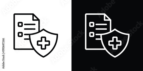 Protocol Icon Sheet Black And White