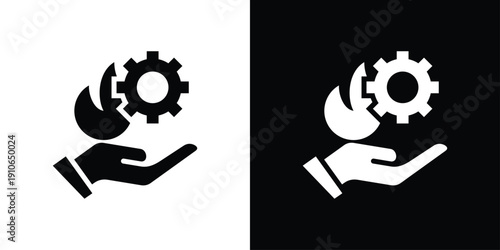 Passion Icon Sheet Black And White