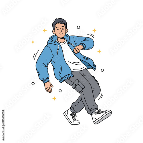 Street Dance Performer Execution Action