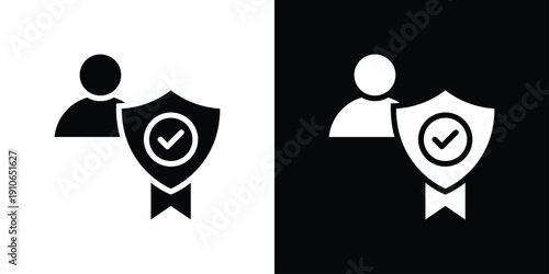 Authenticity Icon Sheet Black And White