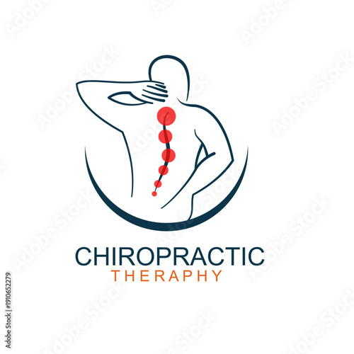 Chiropractic Therapy Symbol ilustration