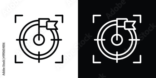 Focus Icon Sheet Black And White