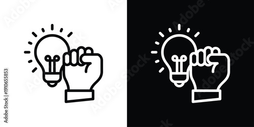 Empowerment Icon Sheet Black And White