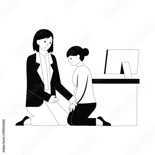 Hopeless Vector illustration. EPS 10 file			