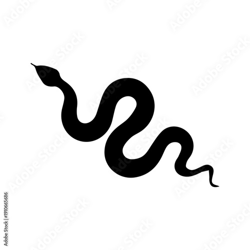 Black Snake Silhouette
