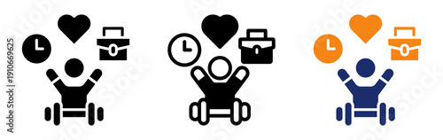 Lifestyle Pattern Icon Collection Glyph & Mixed Style 