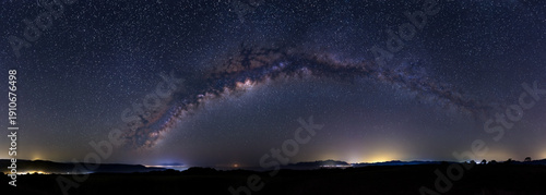 Milky Way Night Panorama