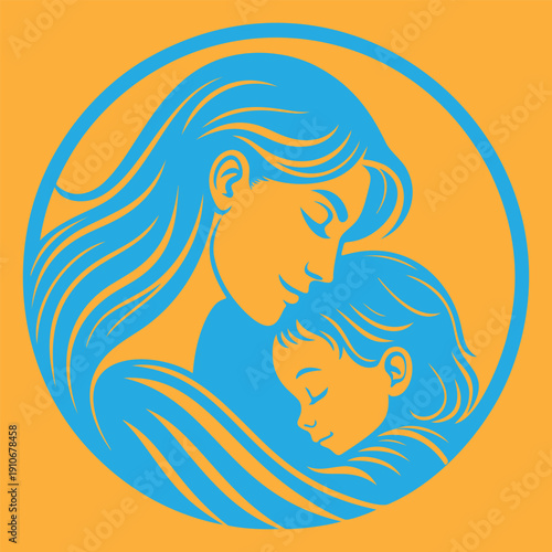 Happy Mothers Day illustration