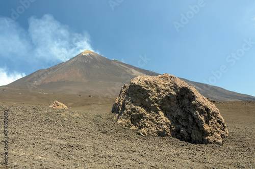 Wallpaper Mural Mount Etna on a Sunny Day, Sicily Torontodigital.ca