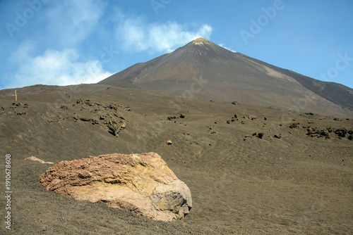 Wallpaper Mural Mount Etna on a Sunny Day, Sicily Torontodigital.ca