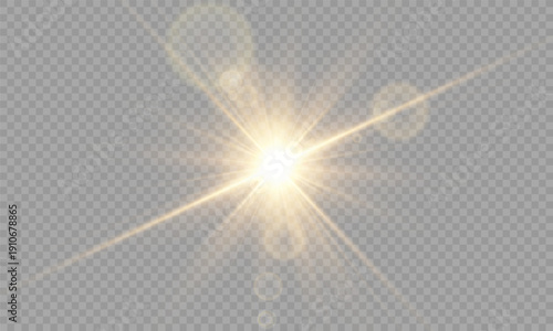 PNG transparent sunlight special lens flare light effect. Stock royalty free PNG image. PNG vector light effect.	

