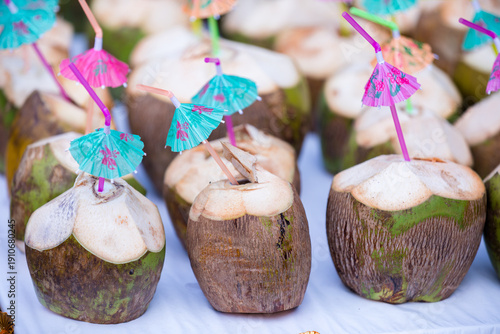 Coconut palm tree seed fruit drink beverages delicious yummy kenya coast