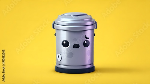 Trash Can Cartoon