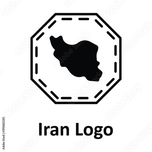 Iran Logo Vector Icon which can easily modify or edit