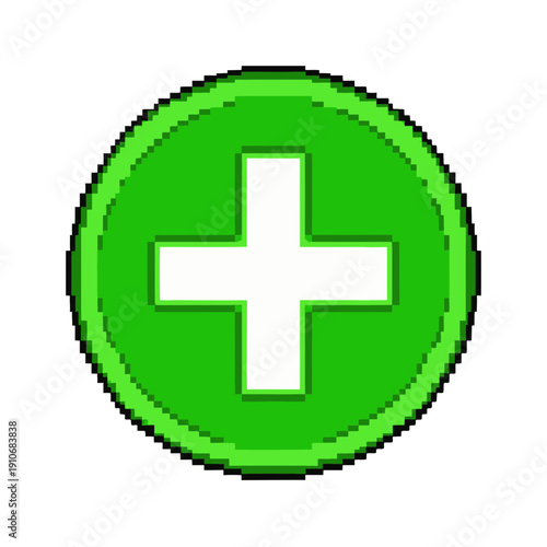 Green Circle Plus Sign Ui Icon