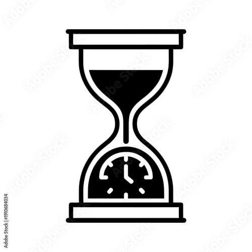 Hourglass Timer Vector Icon