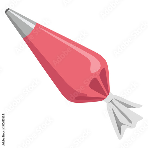 Vector illustration of pastry bag isolated design perfect for baking cooking pastry decoration and culinary themed graphic projects